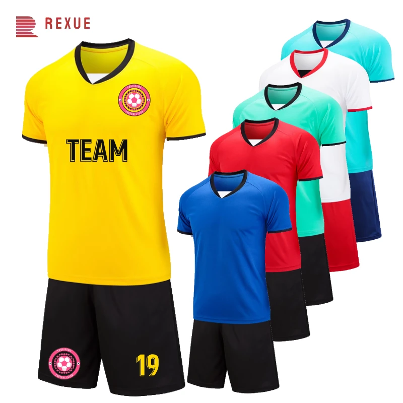 2025 Men And Children Quick-Drying Sports Football Suit Set Summer Short-Sleeved Shorts Sports Suit Leisure Running Fitness Suit