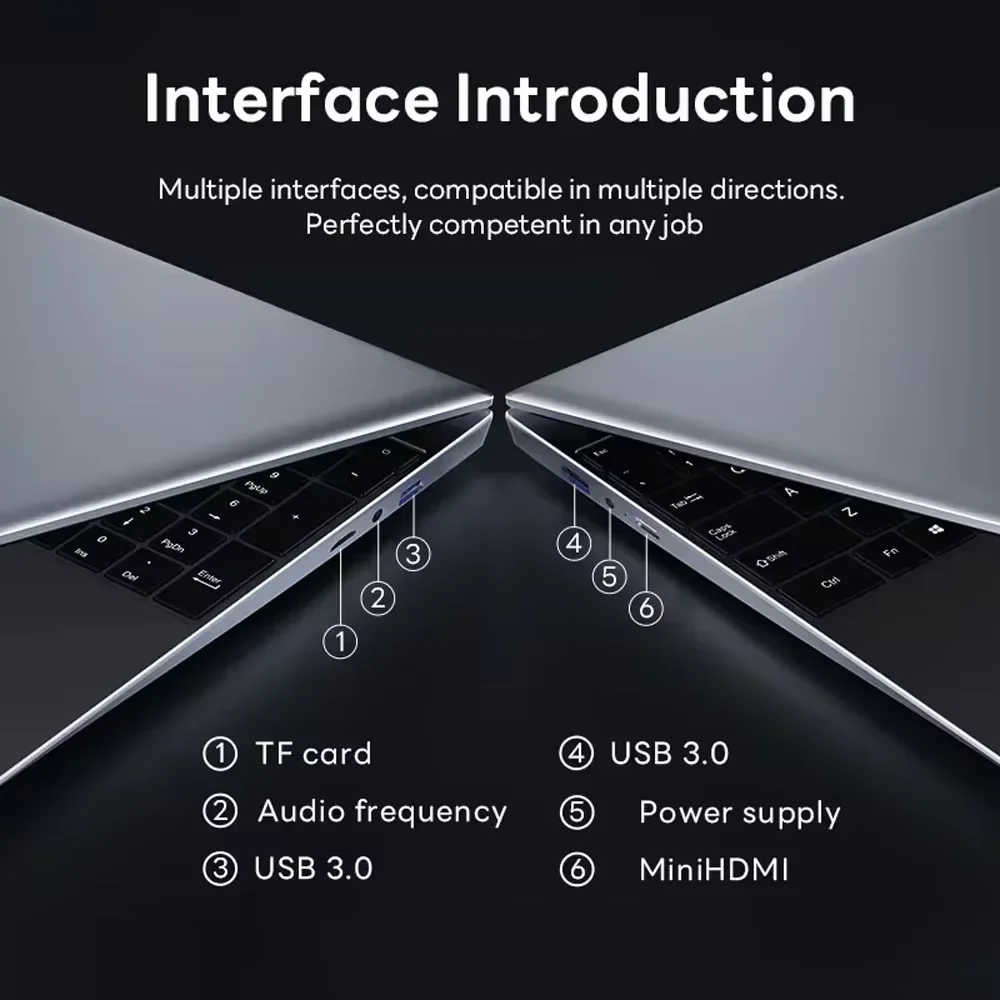 أجهزة الكمبيوتر المحمولة التي تعمل بنظام التشغيل Windows 11 Intel i7 8500Y 16GB RAM 1 تيرابايت SSD المحمولة مكتب دراسة الكمبيوتر المحمول الكمبيوتر بصمة فتح الكمبيوتر المحمول