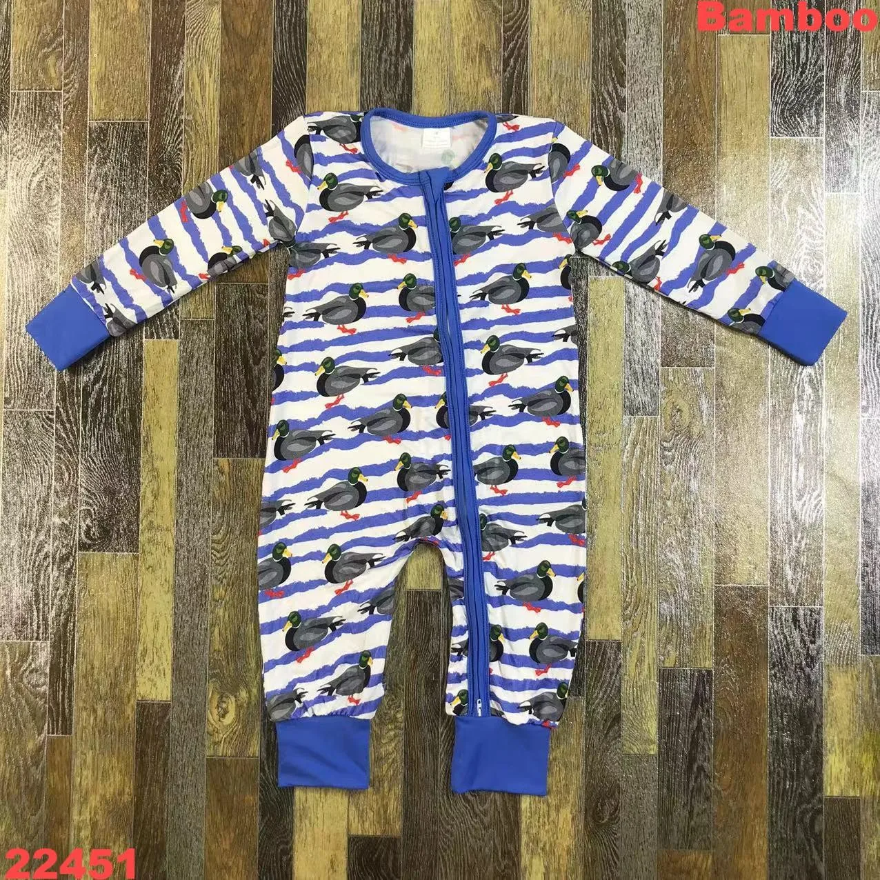 criancas-macacao-de-bambu-criancas-uma-peca-pijamas-sleeper-pes-bebe-menino-pato-ziper-macacoes-bambu
