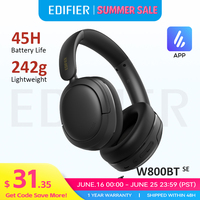 Edifier W800BT SE Wireless Headphones Bluetooth Earphones Over-ear Headset Bluetooth 5.4 Game Mode 45H Batter Life with Mic