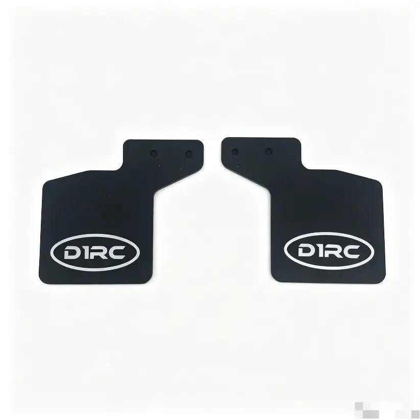 D1RC Scale Mud Flaps for 1/10 RC Crawler D90 D110 Camel Cup Car Shell Upgrade Accessory with Mount Bracket