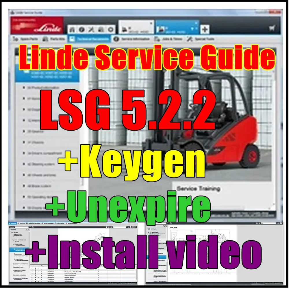 Linde Service Guide LSG 5.2.2 2019 [12.2019] with keygen unexpire with with install video remote help install