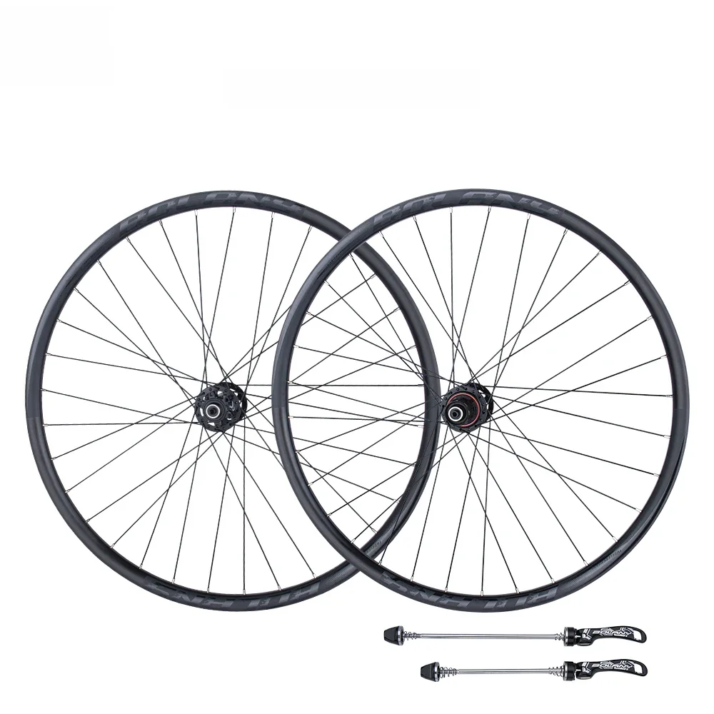 AliExpress BOLANY Bolany Tubeless Ready RIM MTB Bike Wheelset 26/27.5/29inch Quick Release Rims 32Holes Disc Brake Bearing Front 2 Rear 4 Ultralig