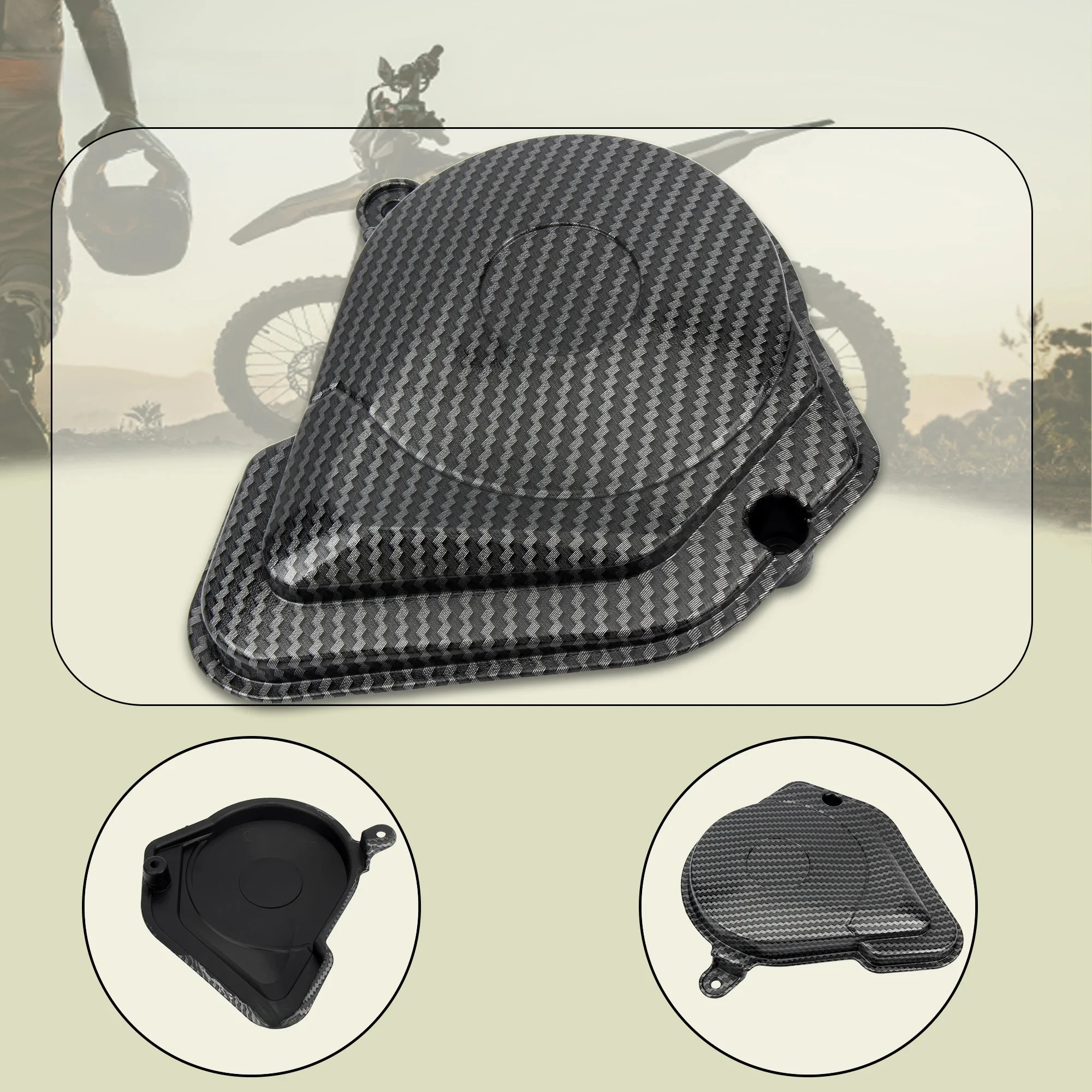 AliExpress PowerMotor For Talaria Sting Carbon Fiber Off-Road E-Bike Motorbike Magneto Cover Pump Engine Clutch Guard Side Cover For TALARIA MX3 MX4