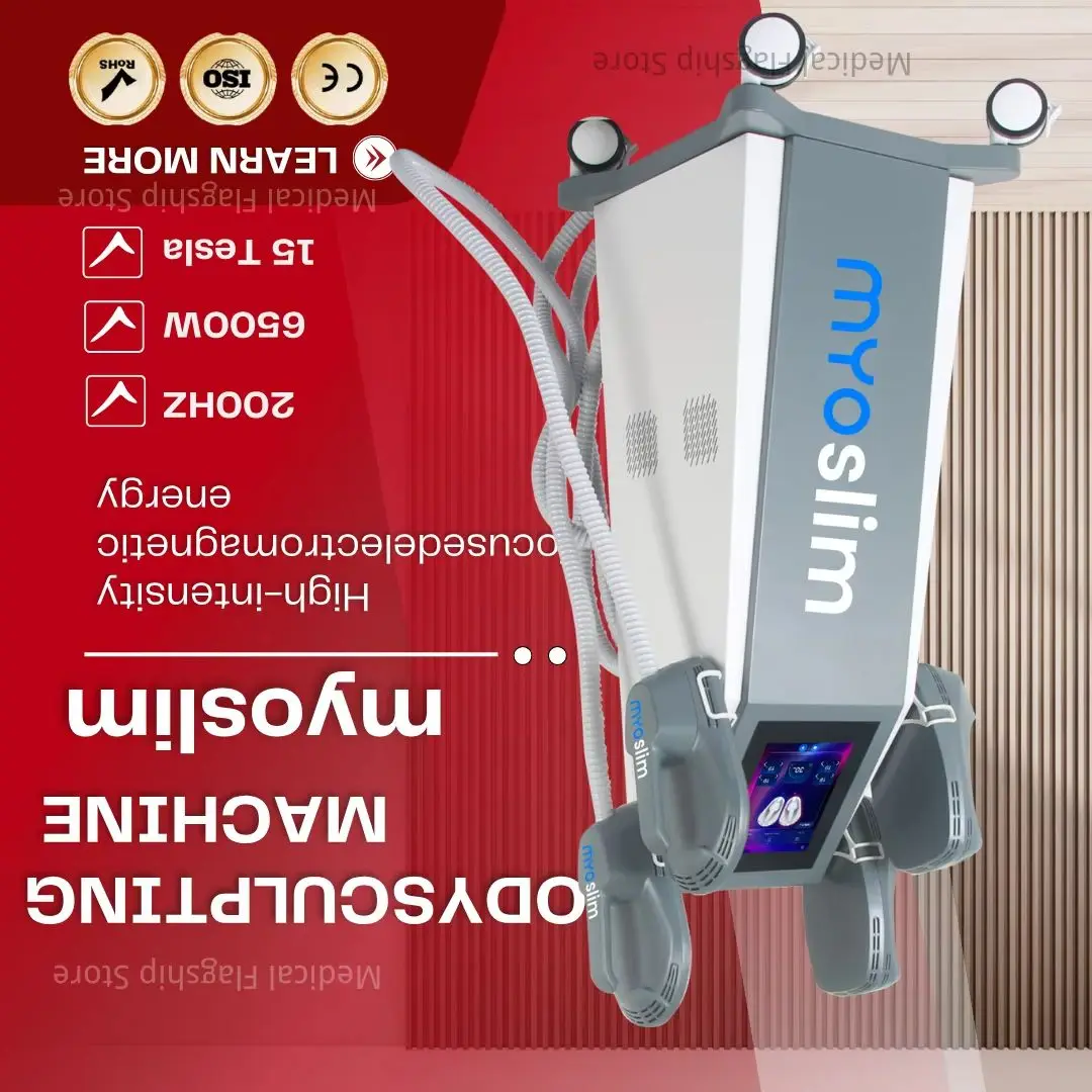 

Профессиональный аппарат для коррекции фигуры Myoslim RF Ultra PRO 6500W с EMS-стимуляцией мышц и функцией похудения