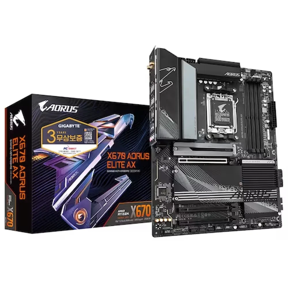 GIGABY GIGABYTE X670 AORUS ELITE AX ACID INTEXED MAINBOARDS