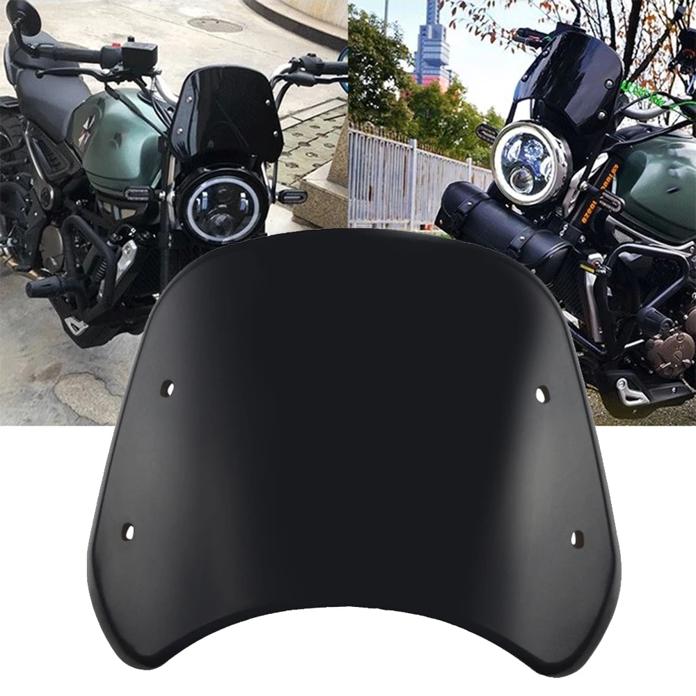 For LONCIN VOGE 500AC 300AC 300ACX 500 AC 300 AC ACX Accessories Retro Windscreen Windshield Wind Screen Deflector Cover Guard