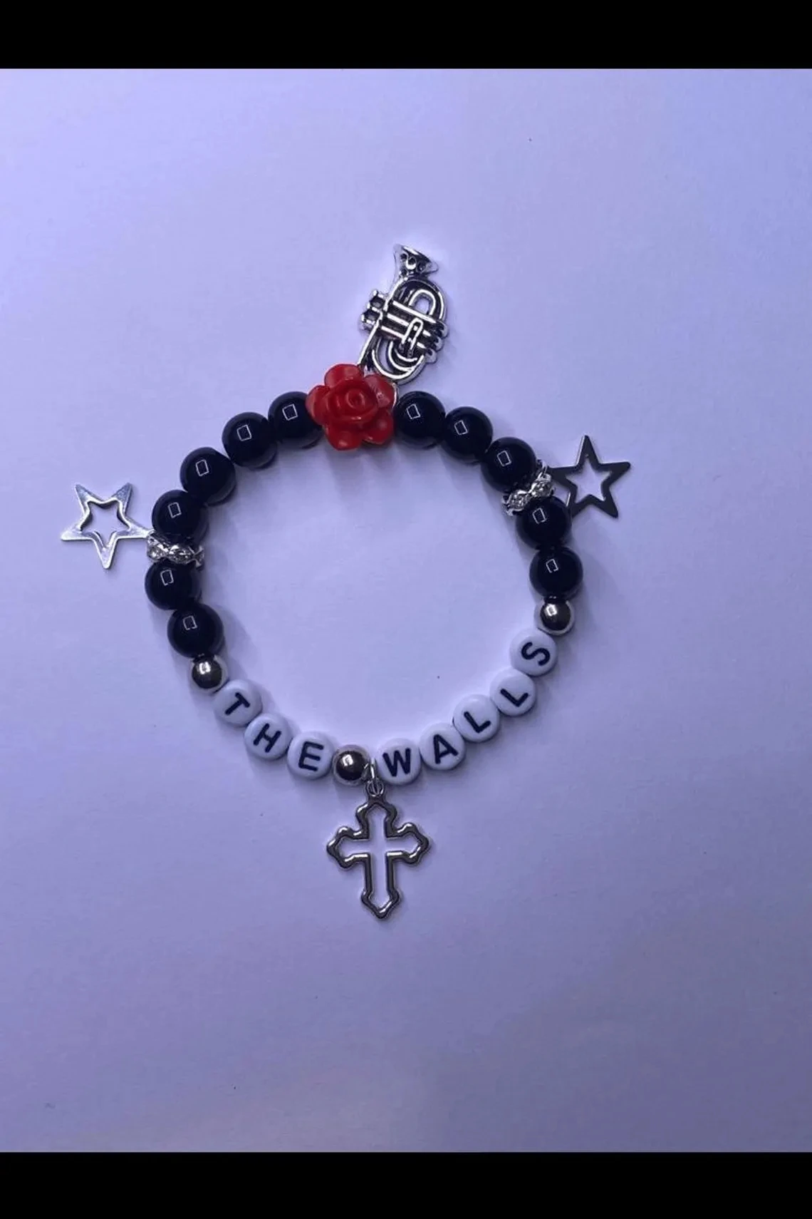 Handmade chase Atlantic the walls inspired bracelet | with saxophone charms y2k Taylor swift|the weekend couples matching