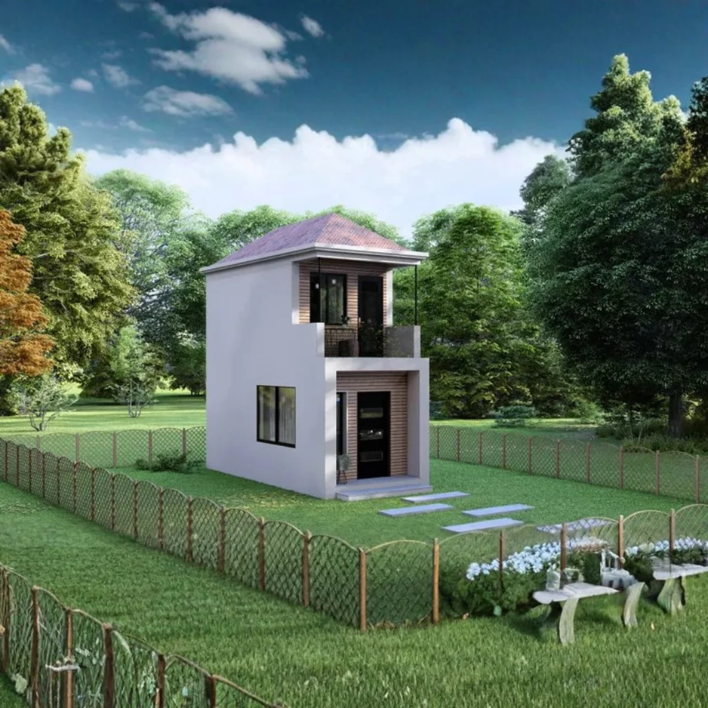 

3x6m Tiny House Plans (Printed Blueprints) 2-Storey 1 Bed | 18sqm Small Home Design | Modern Cabin Architectural Drawings