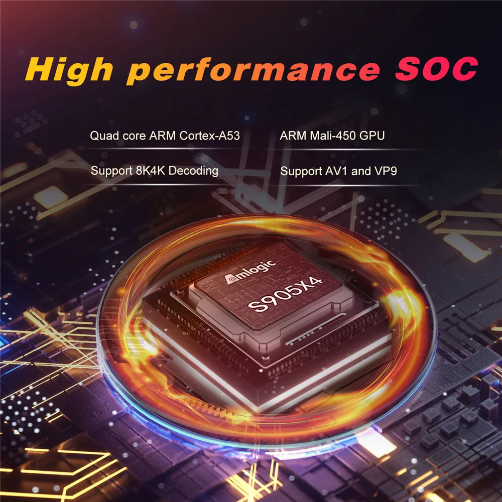 T95 X4 TV Box Amlogic S905X4 4GB 64GB 1000M 8K 3D BT4,0 2.4G&5G Wifi Android 11 Media Player Set Top Box