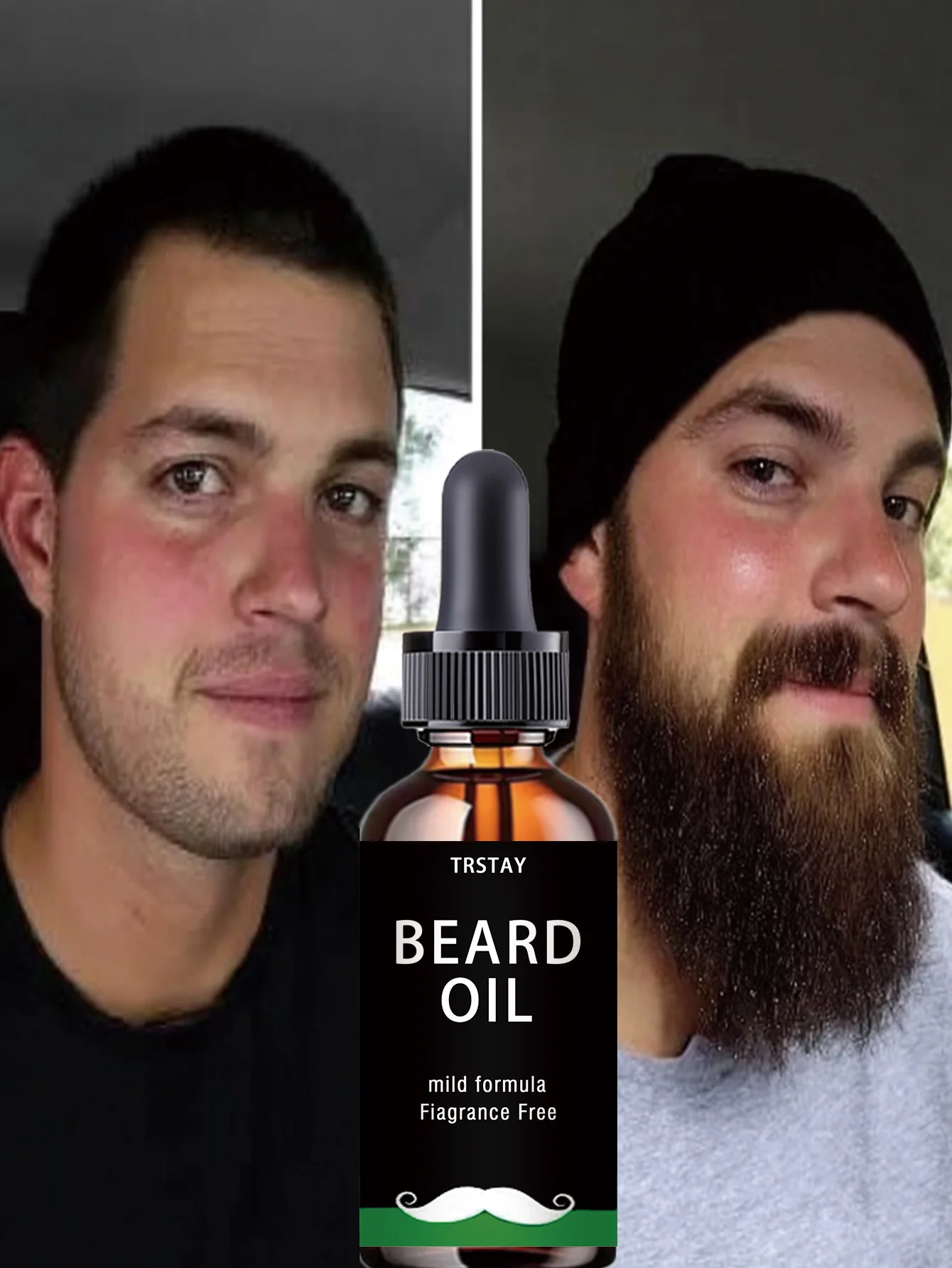Super Moisturizing Beard Care Essential Oil for Soft Shiny Facial Hair Hydrating Shaping Smooth Repair Treatment Nourishing Grow