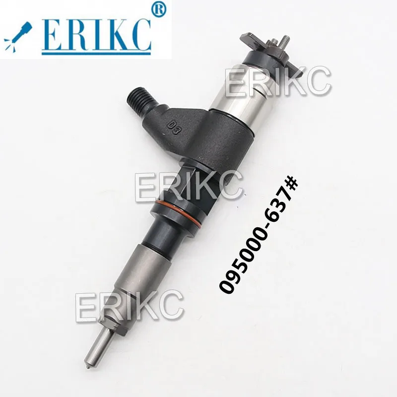 ERIKC 095000-637# 095000-6370 095000-6371 Diesel Pump Injection FOR ISUZU 4HK1 / 6HK1 Euro IV Diesel Engines Parts Nozzle