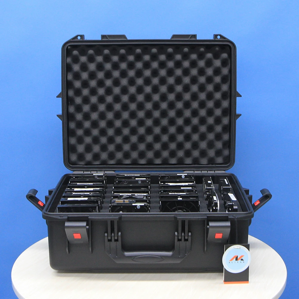 ALIKAN HDD25-WP 55x42x21cm Hard Disk Storage Box PP Material Waterproof Hard Case Waterproof Bag Dust-proof Shock Protection