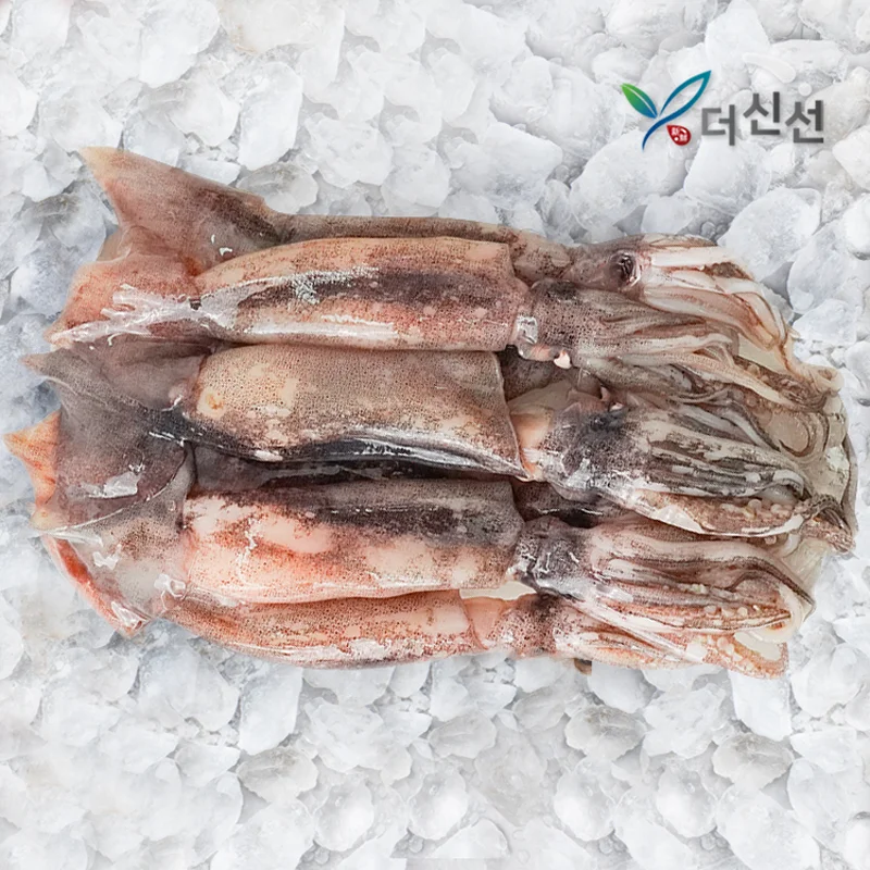 Natural trimming whole squid 500g x 2 packs