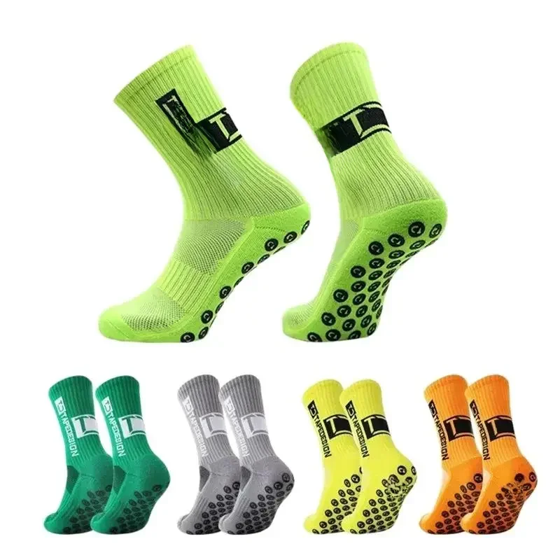 AliExpress Miracle&Memory New ANTI SLIP Football Socks Mid Calf Non Slip Soccer Cycling Sports Socks Mens Warm Sock EU38-45