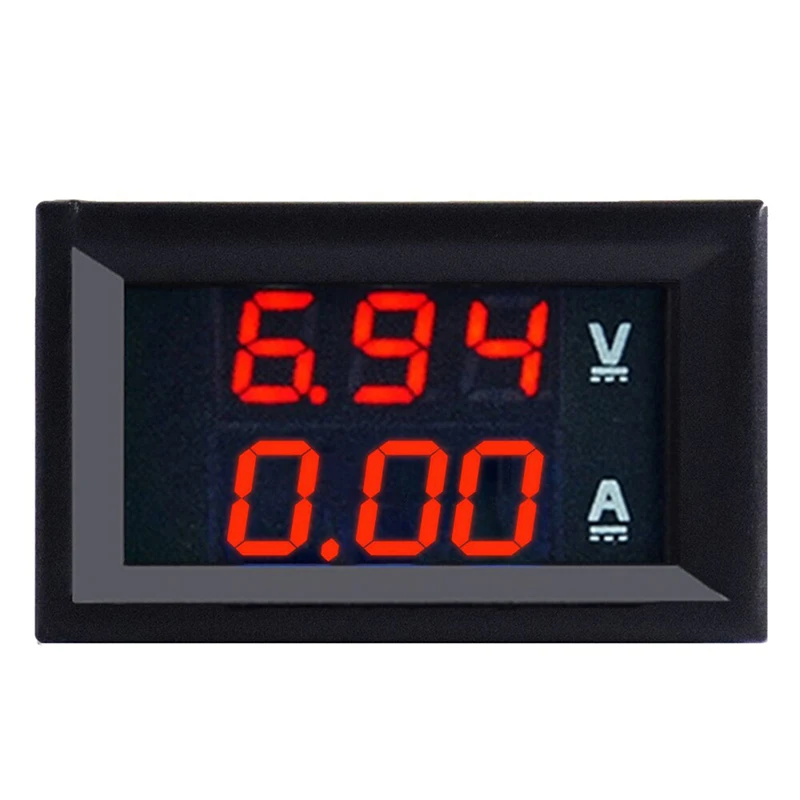 DC0-100V 10A LED Digital Voltmeter Ammeter Car Motocycle Voltage Current Meter Volt Detector Tester Monitor Panel