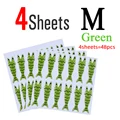 48pcs M Green