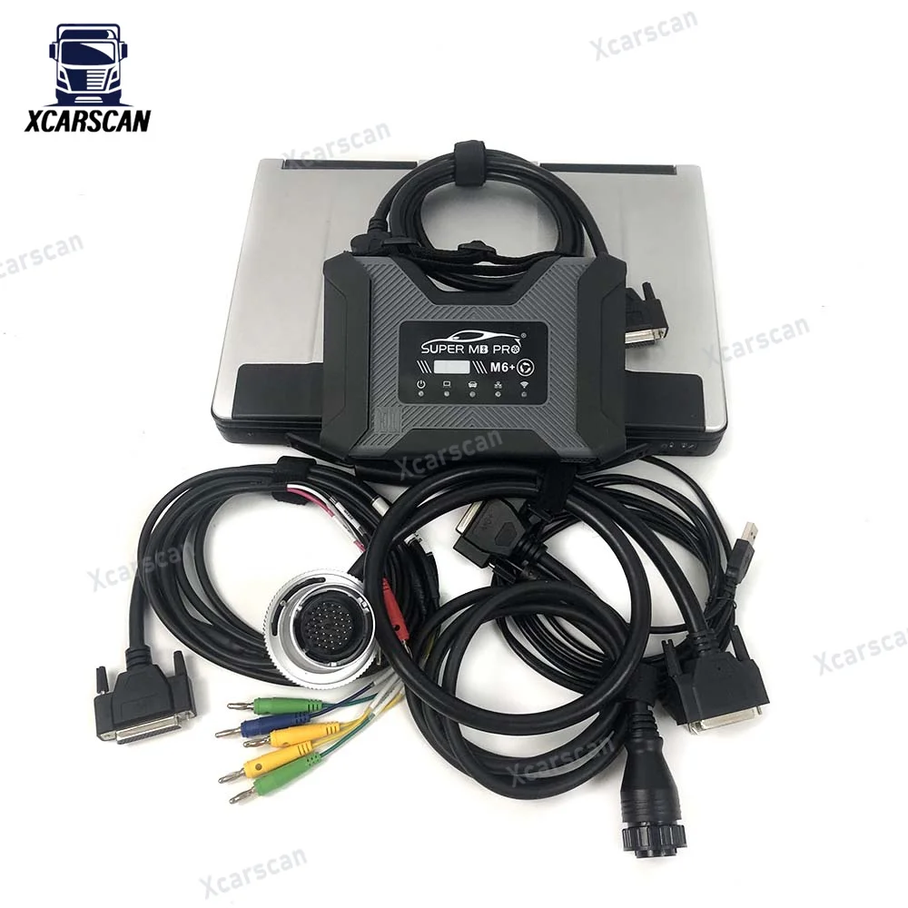 CF53 Laptop with Main Test Super MB PRO M6+ WiFi DOIP Connect MB Star M6 XENTRY New upgrade Cars and Trucks diagnosis tool