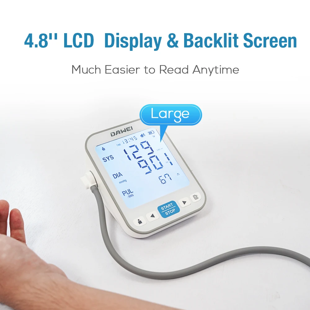 high-quality-digital-blood-pressure-monitor-durable-48-inch-lcd-auto-fast-measurement-voice-broadcast-detection-assistance
