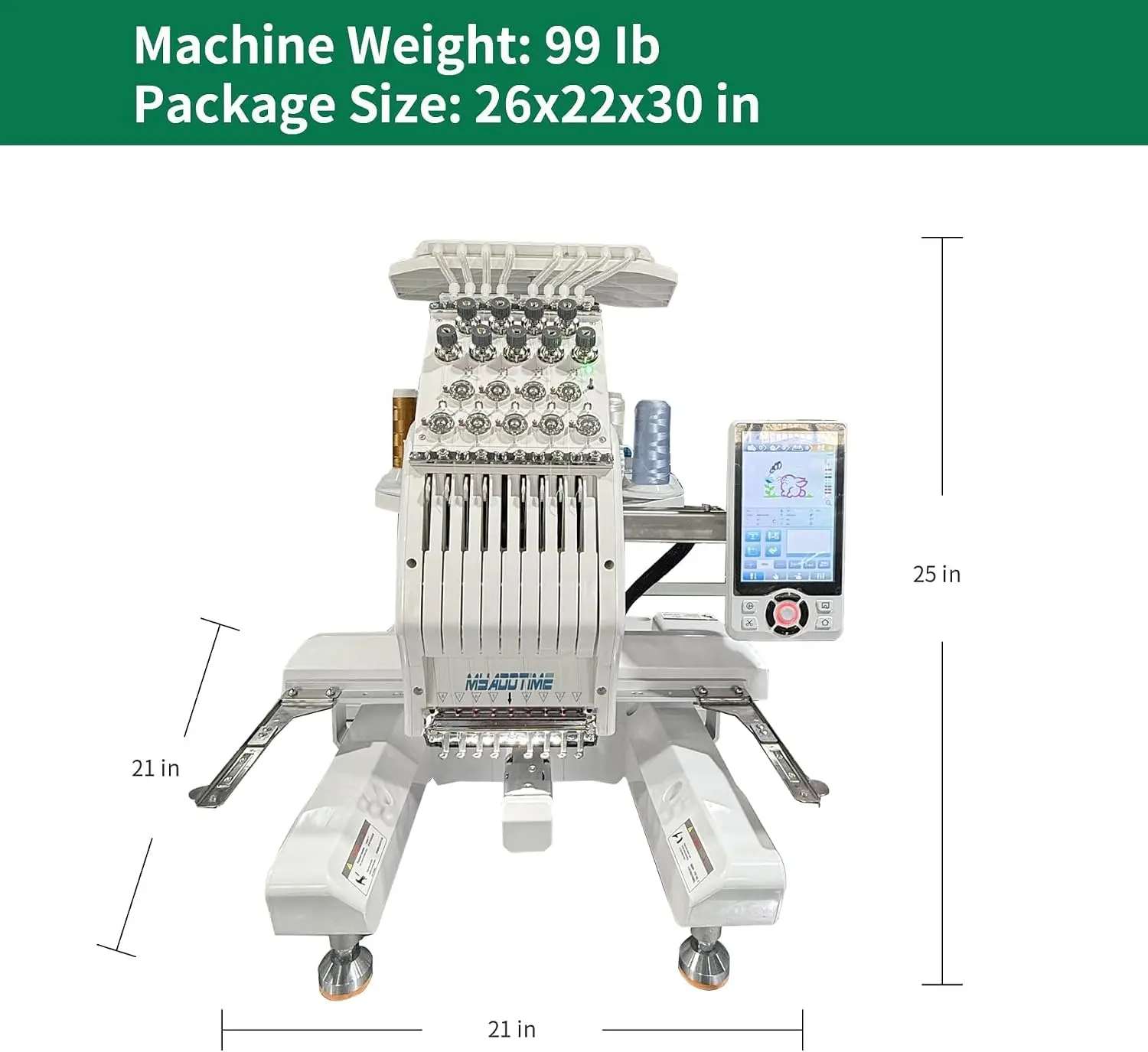 Promo Sales New Embroidery Machine with 8 Needles, 7