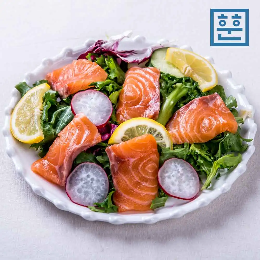 [훈훈수산] 노르웨이 생연어 슈페리어등급 (연어회, 스테이크, 초밥용)