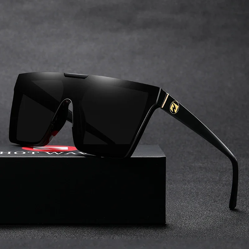 AliExpress HARMTTER hot heat wave brand hot-selling cycling driving sunglasses women men Conjoined lens outdoor quality sports sunglasses