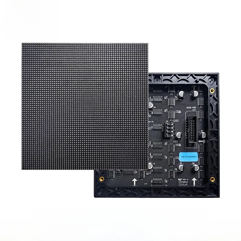 2mm skoku SMD1515 64x64 pikseli RGB pełny kolor Panel wewnętrzny LED matrycy P2 wyświetlacz reklamowy LED ekran kompatybilny z PIN2DMD — zdjęcie produktu 7