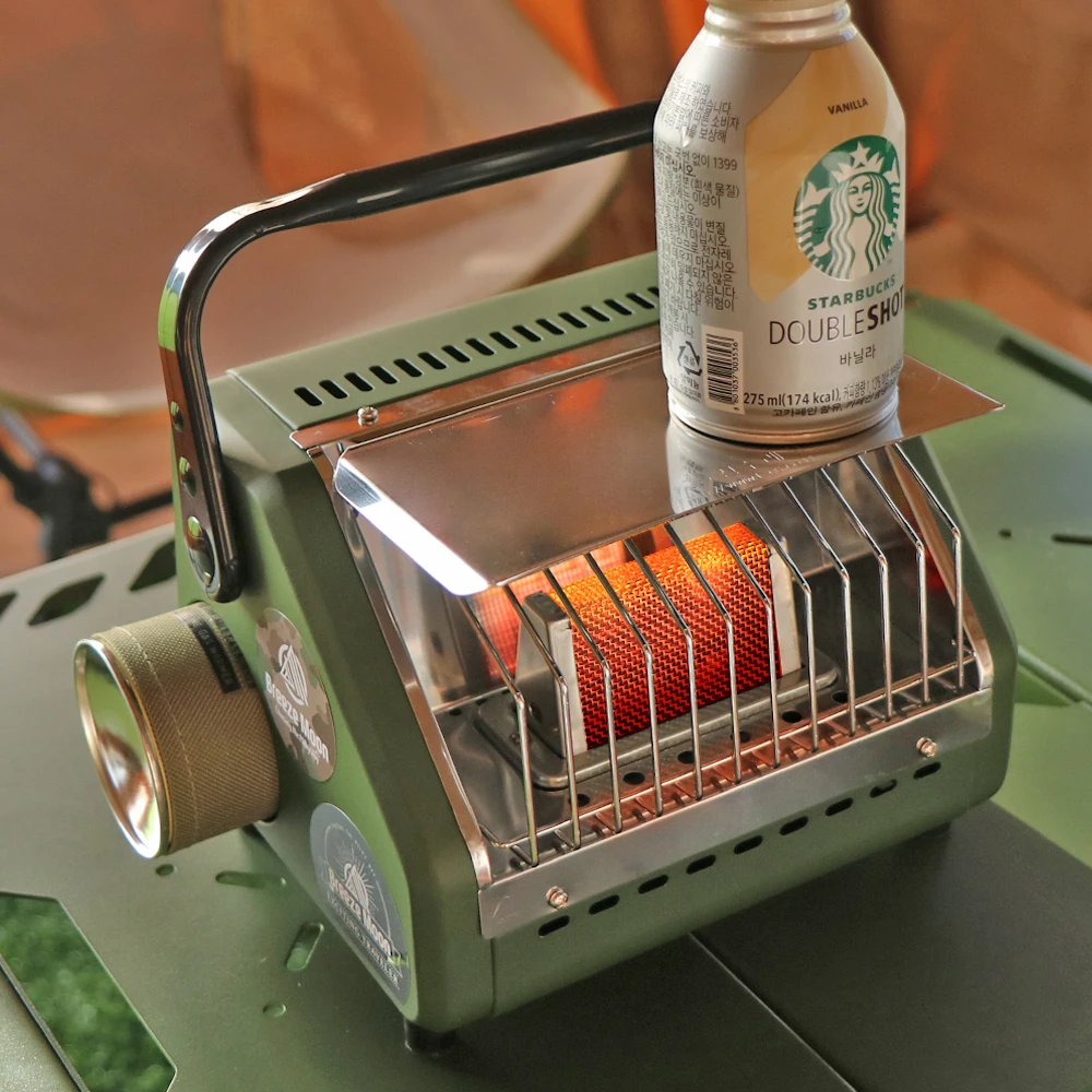 BreezeMoon التخييم موقد غاز البوتان صغير الصيد سخان التخييم الصغيرة في الهواء الطلق المحمولة سيارة التخييم #2