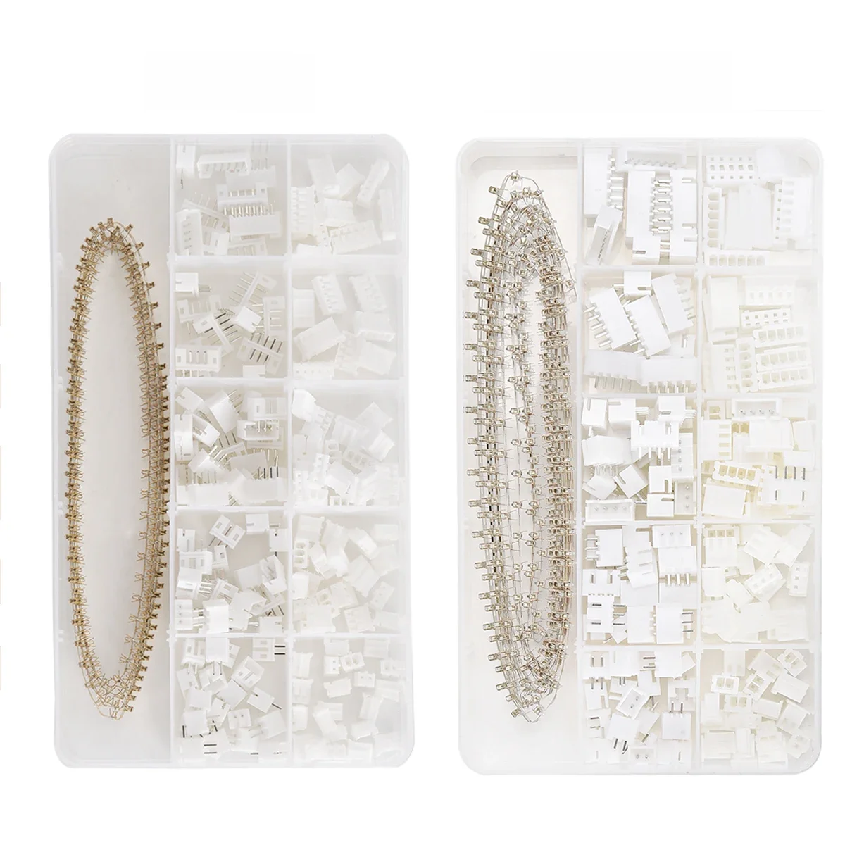 JST XH2.54 PH2.0 Kit de connecteurs mâles et femelles prise 2/3/4/5/6 broches avec fils terminaux câbles Kit de connecteurs de fils d'en-tête de prise