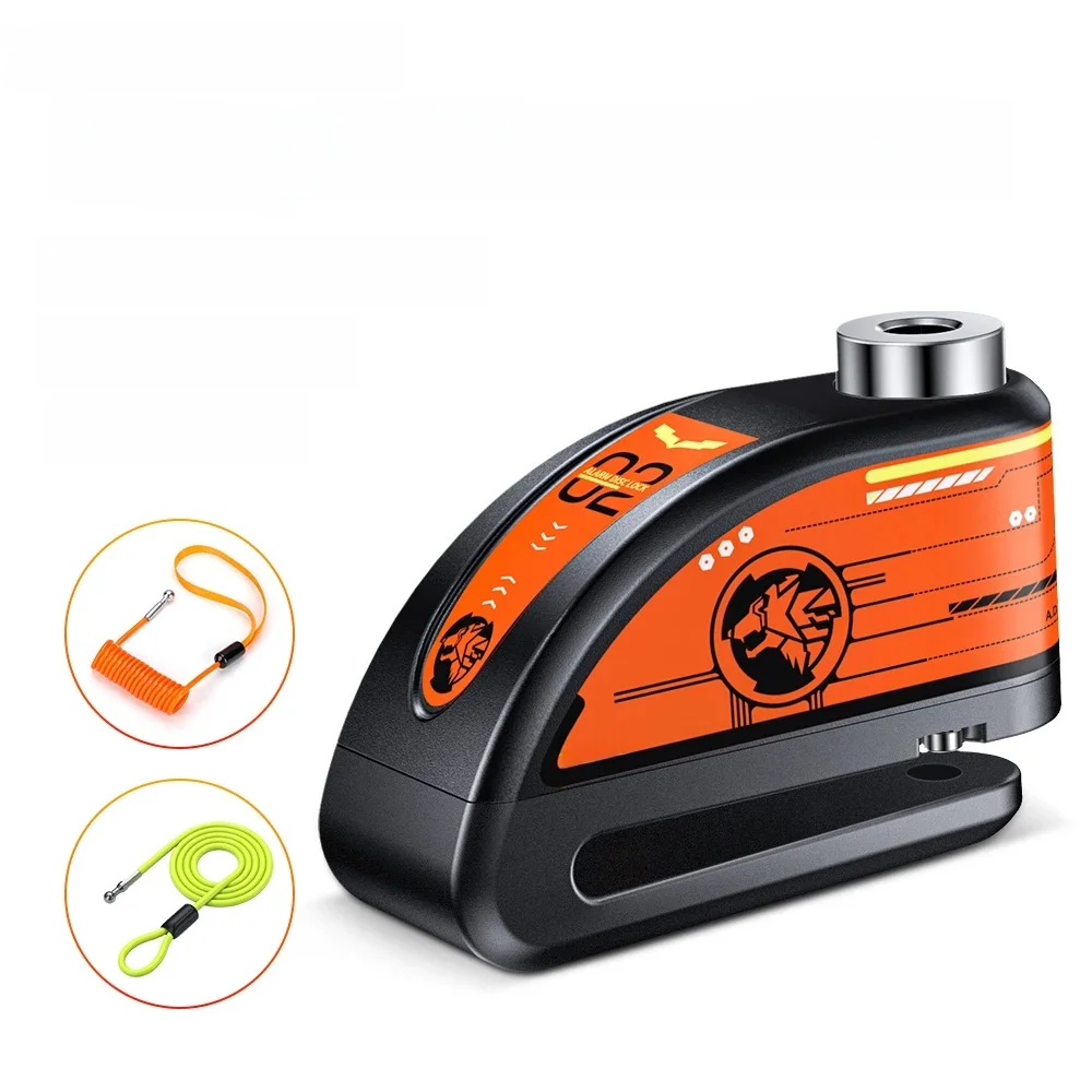 AliExpress Rockbye ROCKBYE Bike Anti-theft Padlock USB Rechargeable Waterproof Motorcycle Disc Brake Lock Alarm 120db Anti-theft Electric Car Lock