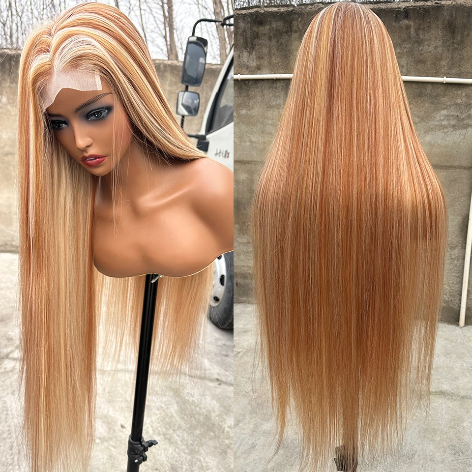 Straight Synthetic 4X4 Lace Front Wigs 36