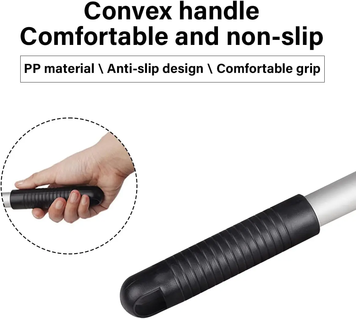 Windshield Cleaner Tool, Car Window Cleaner With Extendable Handle & Reusable Microfiber Pads, Large Head Auto Glass Wiper Cleaning Kit For Interior Exterior Windshield, Trucks, SUVs, RVs & Home Windows, Easy Car Detailing Accessories