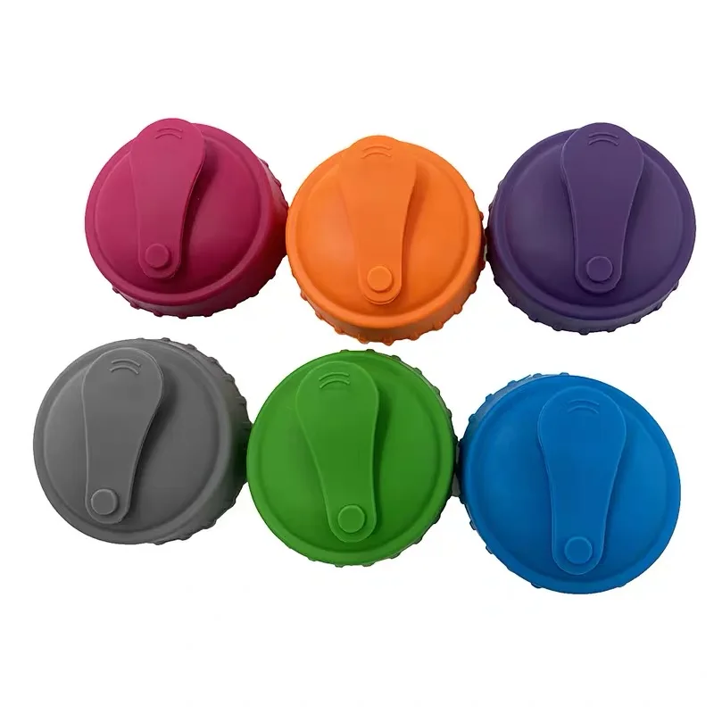 6/3/1 PCS Silicone Can Lid With Vegetable Cover, Reusable Sealing To Prevent Gas Leakage And Spillage, Beer Filling Bottle Cap,