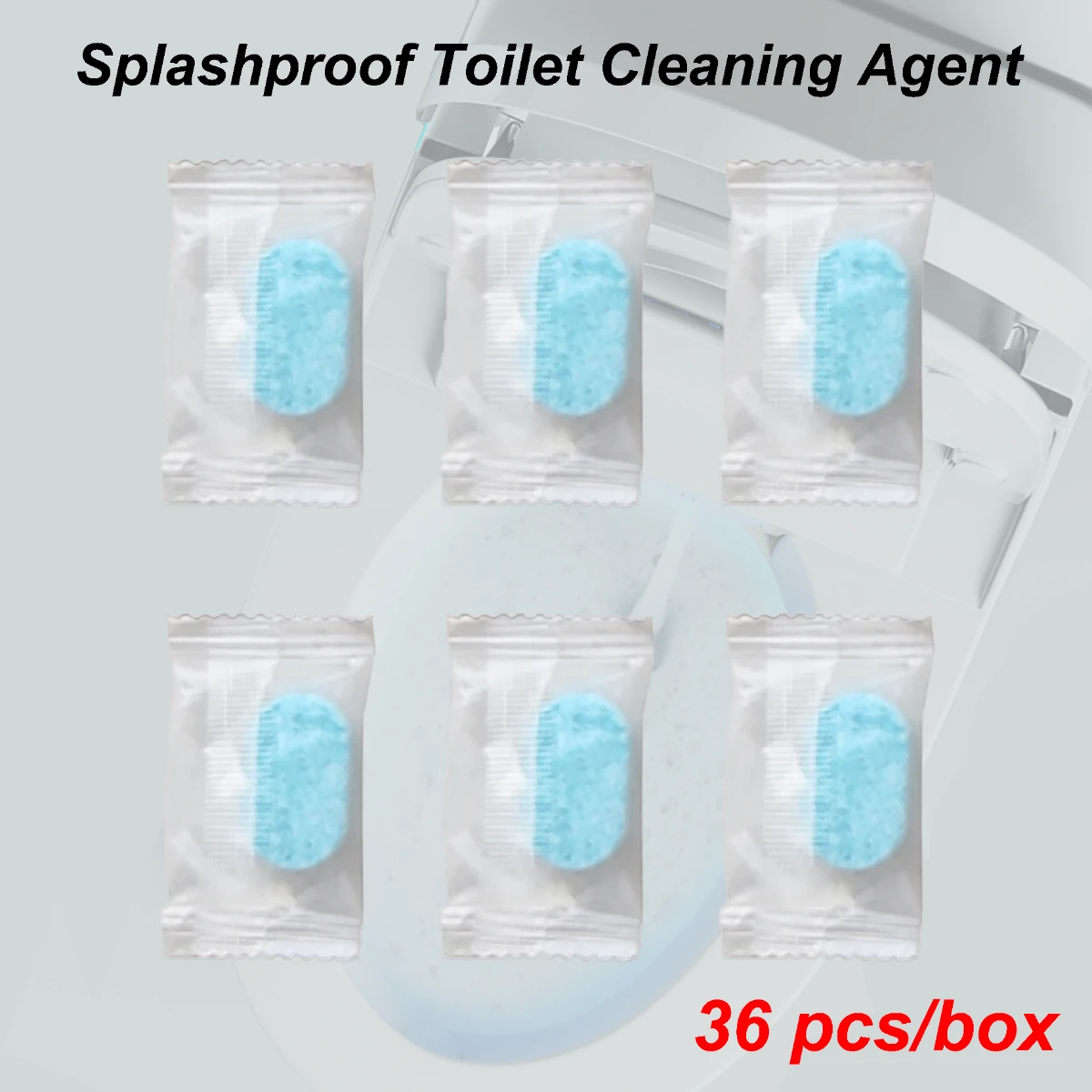 Splashproof Toilet Cleaning Agent –Powerful Deodorizing, Antibacterial Foam Cleaner, Suitable for Home and Single-Pump Toilets,