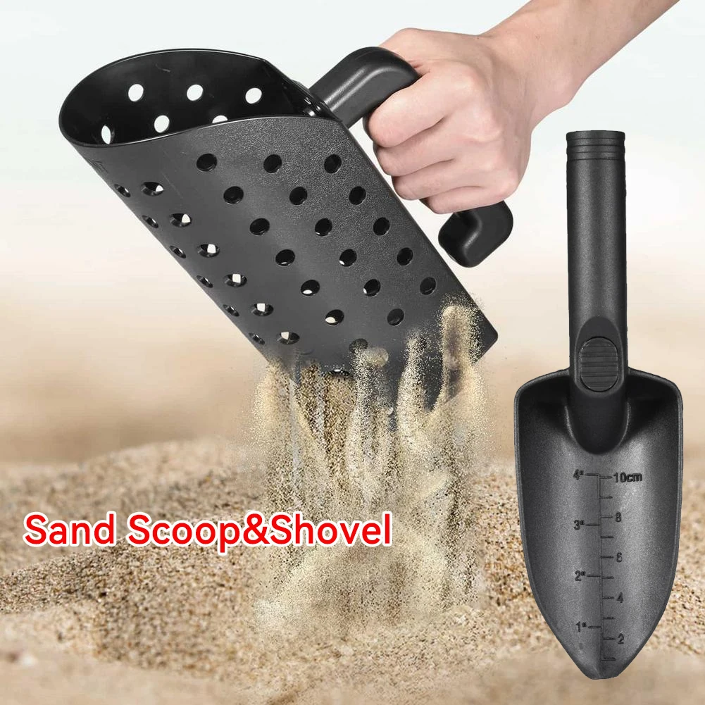 Metal Detector Sand Scoop and Shovel Set Digging Tool Accessories for Underground Metal Detecting Gold Treasure Detector