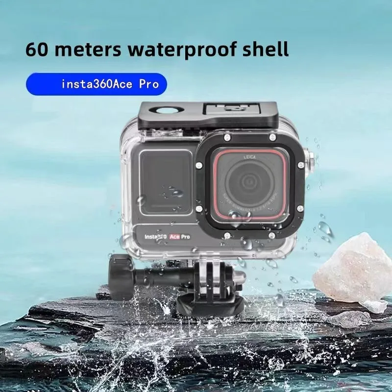 

60m Dive Case For Insta360 Ace Pro Camera Underwater Housing Cover Dive Case Accessories Anti-scratch