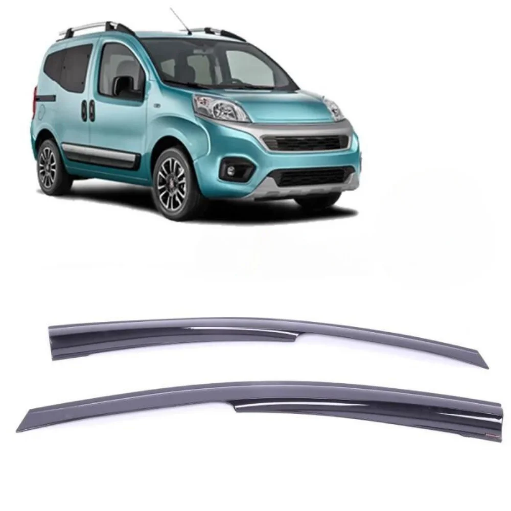 Car window accessories for Fiat Fiorino-Nemo-Bipper 2007-2020 sport style window deflector rain cover visor awnings Tuning