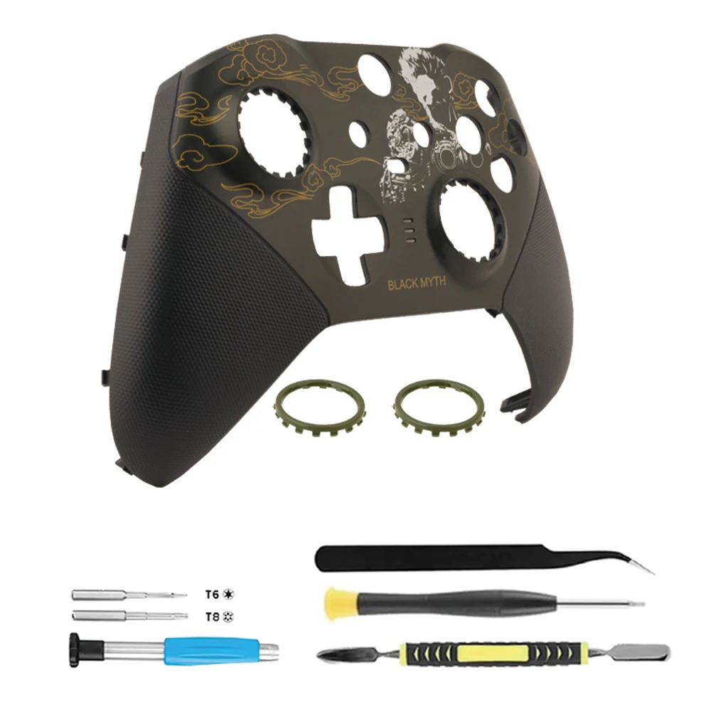 Custom Replacement Shell For Xbox Elite Series 2 Controller 1797 Front Back Housing Anti-Slip Grip Cover DIY Mod Repair