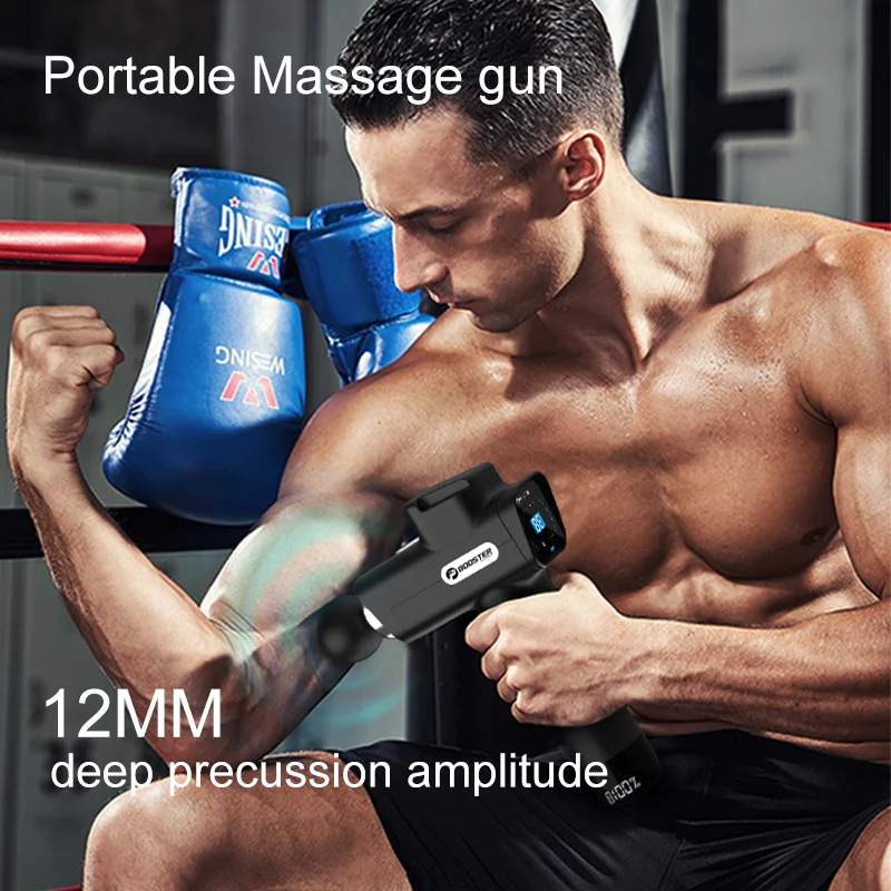 Booster Massage Gun M2-D Ansatz Und Schulter Massager Für Muskel Entspannen Schmerzen Und Steifigkeit Recovery Fitness Sport Ausrüstung