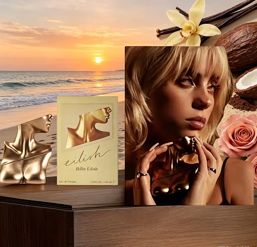 Billie Eilish Women's perfume spray, 3.4oz100ml amber delicacy perfume, elegant and unique, perfect choice for gifts