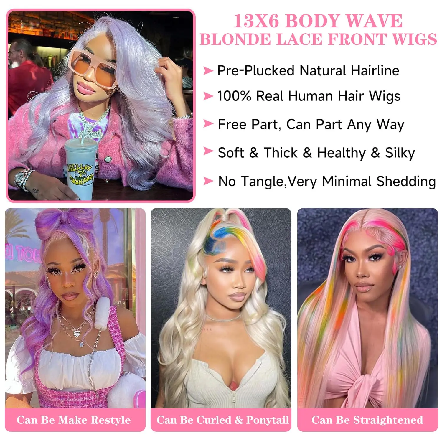 30 Inch Body Wave 613 Hd Lace Frontal Wig 13x6 Human Hair Wigs 13x4 Transparent Lace Honey Blonde Brazilian Wigs For Women image 4