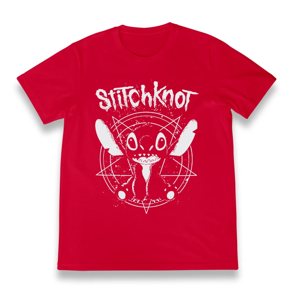 STITCHKNOT Disney Lilo Stitch Men's T-shirt fun 3D Printing Women's Round neck Short sleeve Daily Casual Oversized T-shirt