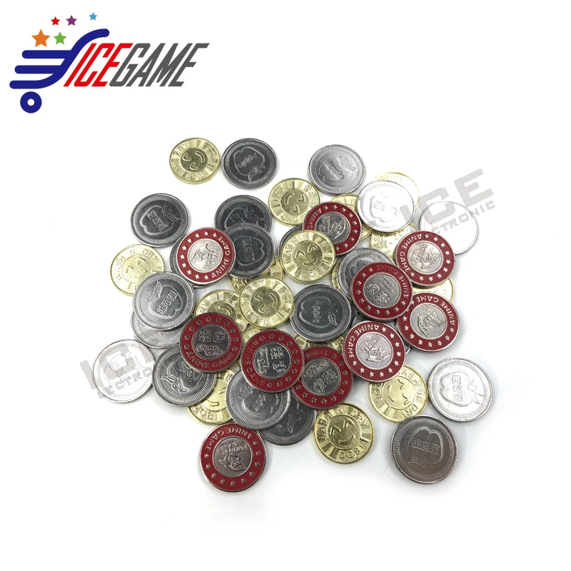 

100 PCS/LOT Custom Coin Token Metal Coin Pusher Arcade Game Board Laundry Car Wash Claw Machine Token Coin Coins Tokens