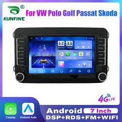2Din 7Inch Android Octa Core Car Radio Stereo For VW Polo Golf Passat Skoda octavia Screen Car Multimedia Player GPS BT Carplay