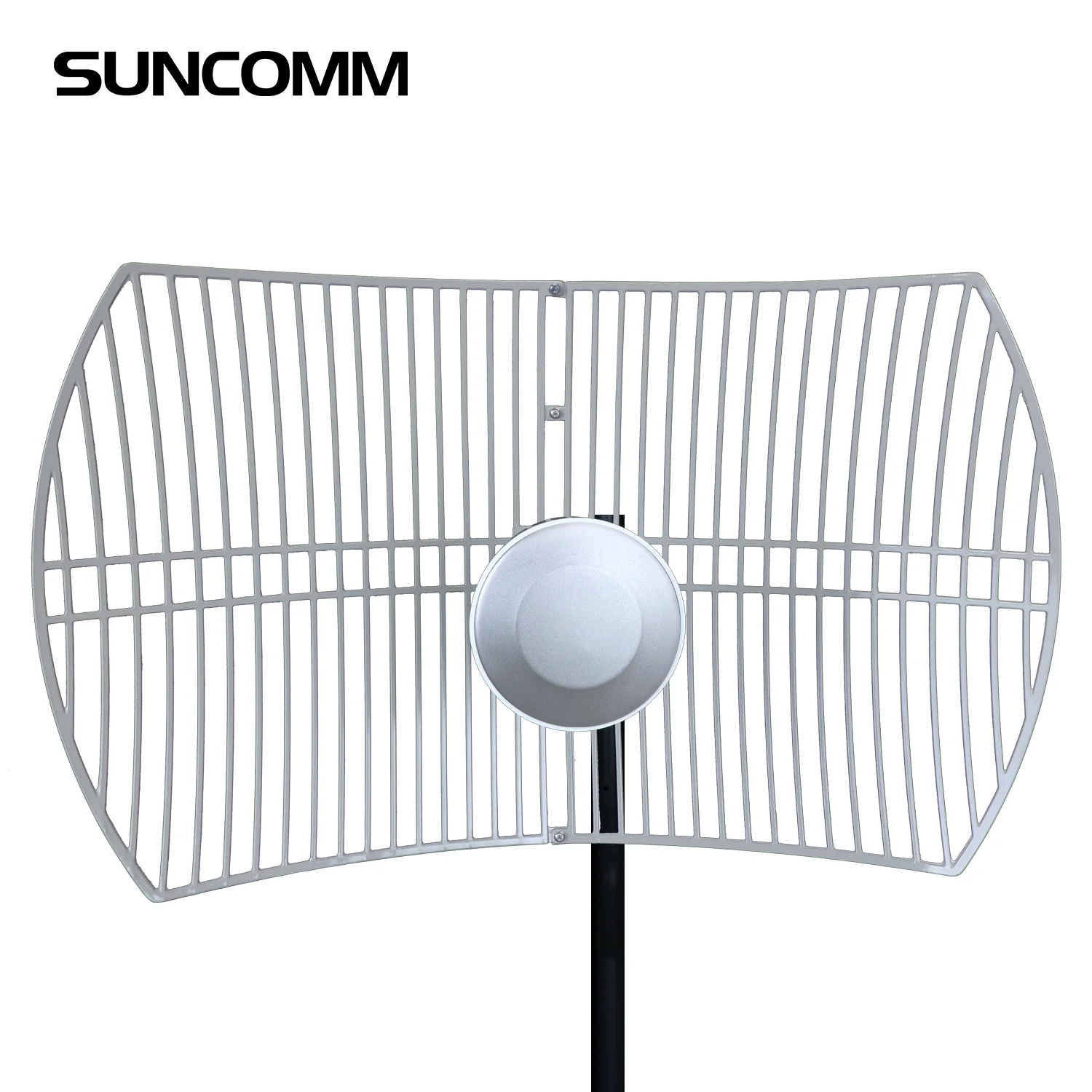 SUNCOMM Q38 5g Outdoor Antenna 24dBi Feed 698-3800MHz 2G 3G 4G 5G LTE Outdoor Antenna Feed External Antenna 2 X N type