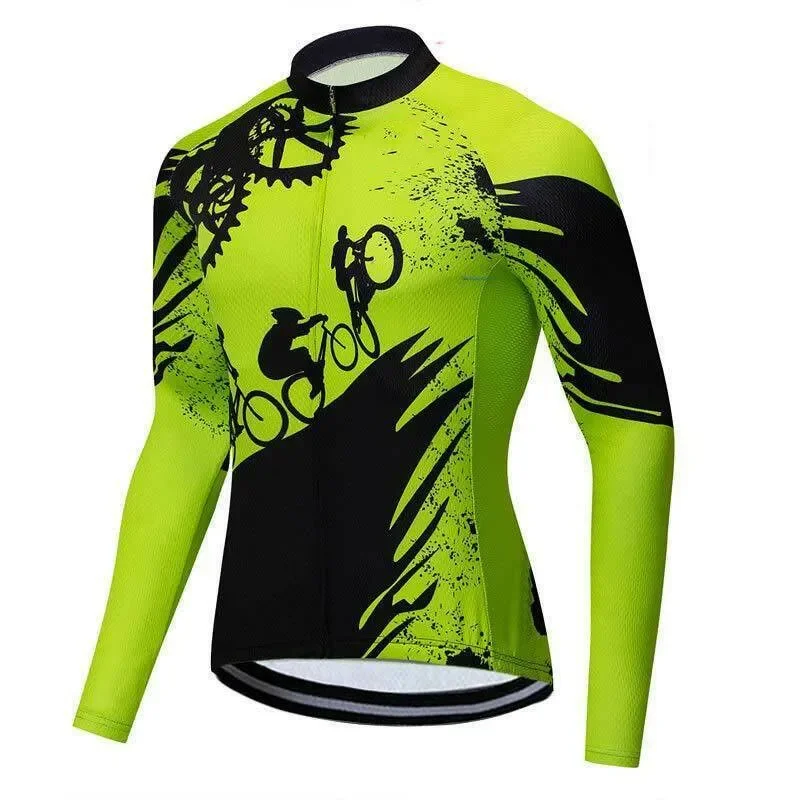 AliExpress NONE Sun Protection MTB Clothes Long Sleeve Bicycle Shirts Tops For Men Outdoor Riding Bike Sportswear 2022 New Design Cycling Jersey