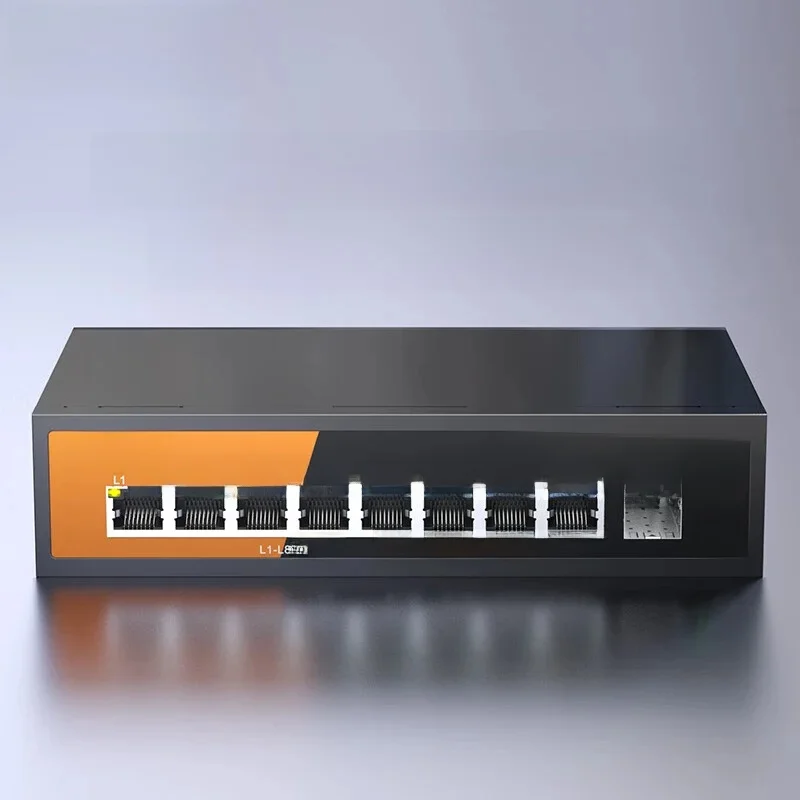 KeepLink 9-Port Multi-Gigabit-Managed-Switch mit 8–2,5 Gbit/s PoE und 1–10 Gbit/s SFP+ Uplink