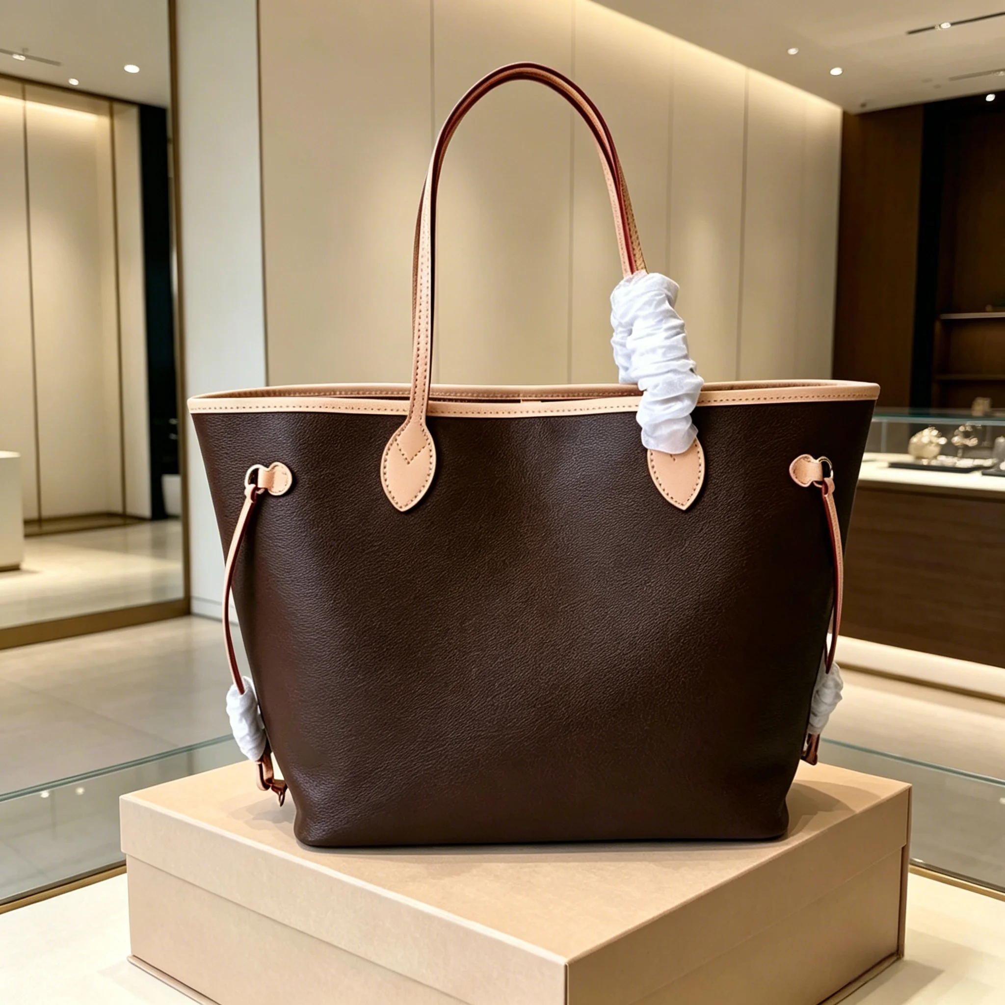 

2026 New Large Capacity Tote Bag Versatile Commute Handbag for Women 32X29cm ZX8822