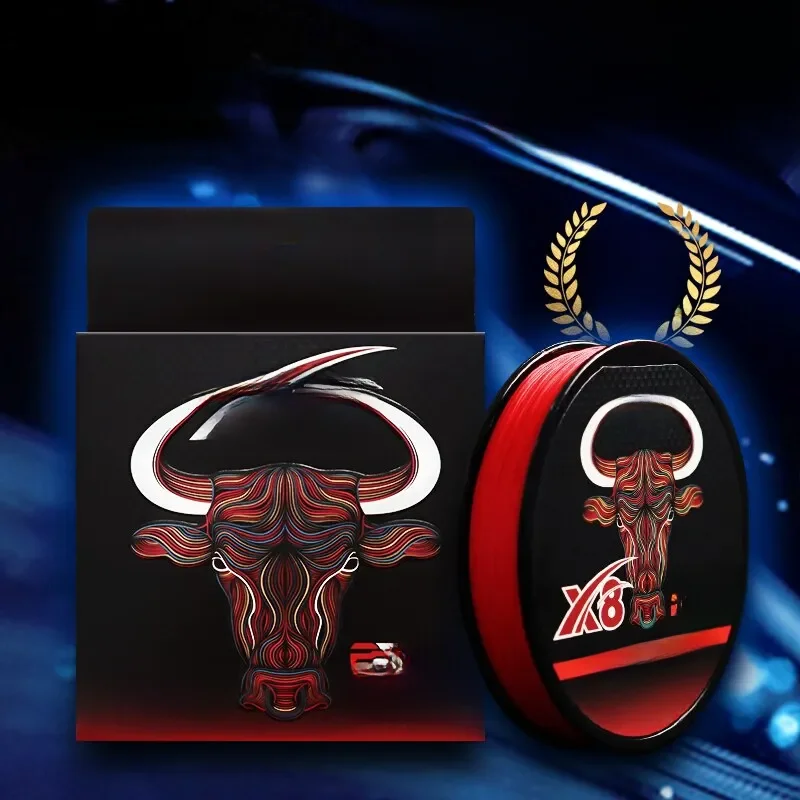 Seasir RedBull 8 tressé Pe ligne de pêche 150M 0.8-5.0 12-50LB japon qualité Multifilament haute résistance brins ligne principale