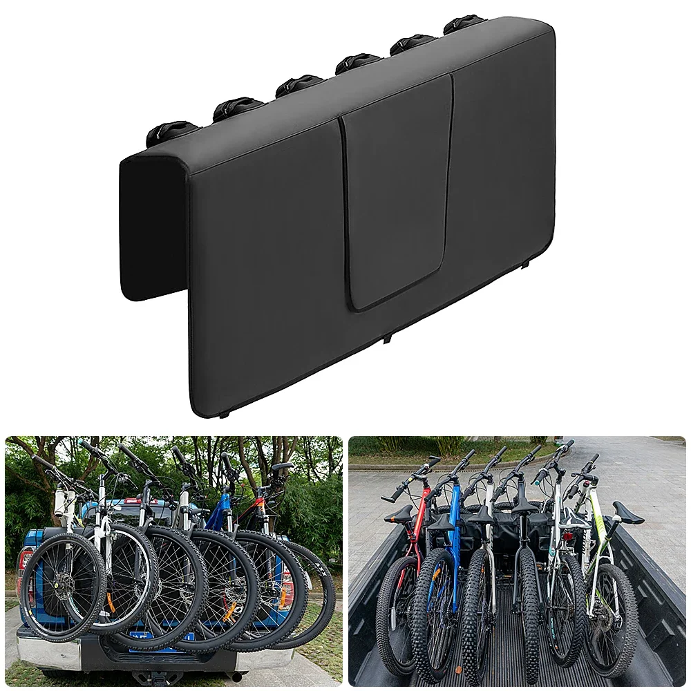 AliExpress NONE Mountain Bike Tailgate Pad Pickup Truck Tailgate Protection Pad with Fixing Strap For Truck Accessories For Bicycle